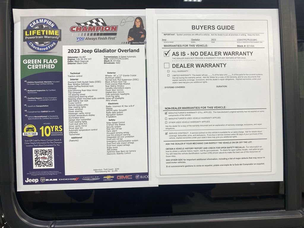 Used 2023 Jeep Gladiator Overland image 44