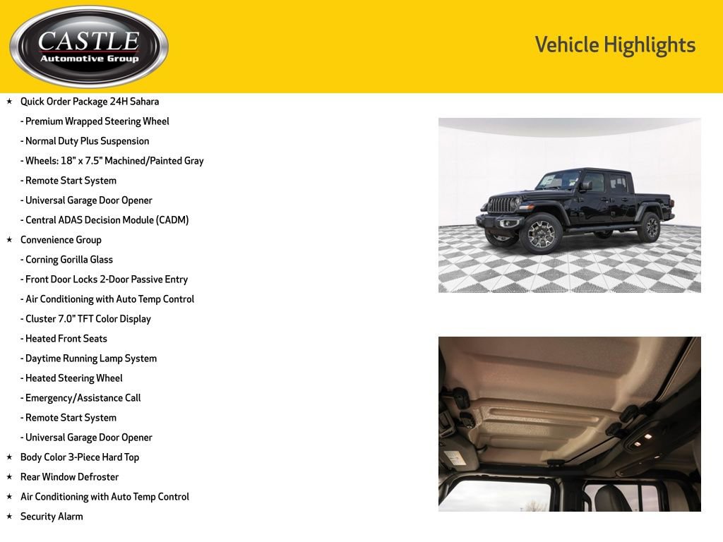 New 2026 Jeep Gladiator Sport AWD/4WD image 6