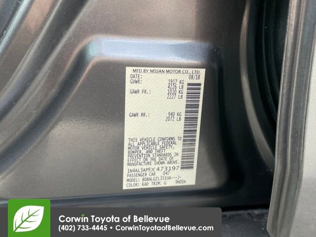 Used 2018 Nissan Altima 2.5 S w/ S Convenience Package image 23