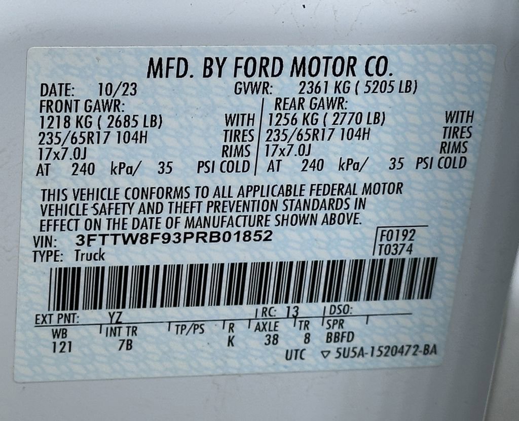 Certified 2023 Ford Maverick XLT w/ Equipment Group 300A Standard image 53