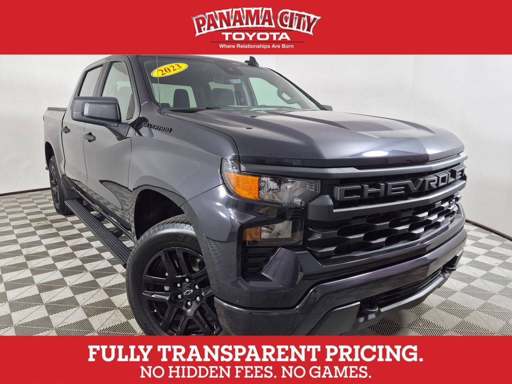 Used 2023 Chevrolet Silverado 1500 Custom w/ LPO, Dark Essentials Package
