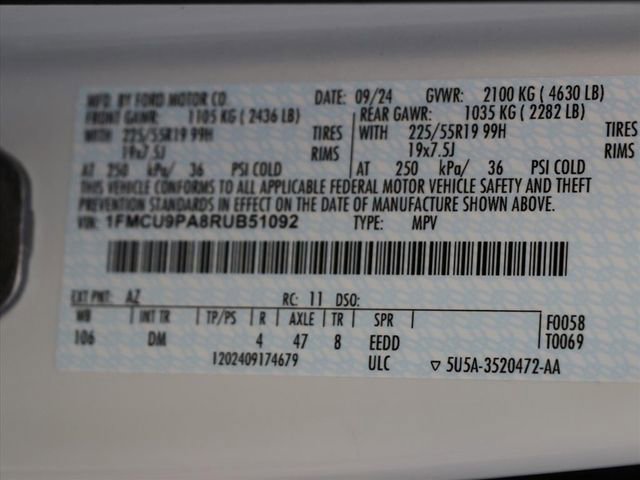 Used 2024 Ford Escape ST-Line Elite w/ Premium Technology Package image 32