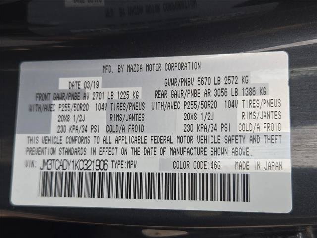 Used 2019 MAZDA CX-9 Grand Touring FWD image 26