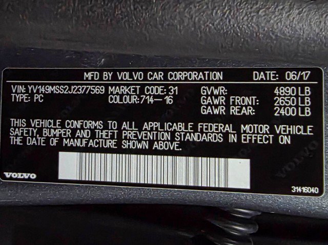 Used 2018 Volvo V60 T6 R-Design Platinum image 42