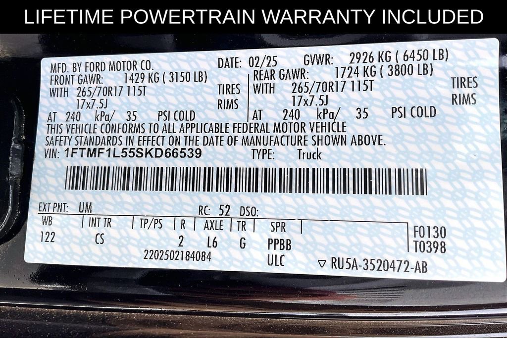 Used 2025 Ford F150 XL w/ Equipment Group 103A High image 40