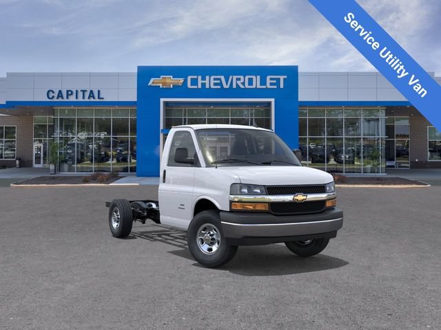 New 2025 Chevrolet Express 3500 w/ Power Convenience Package RWD image 1