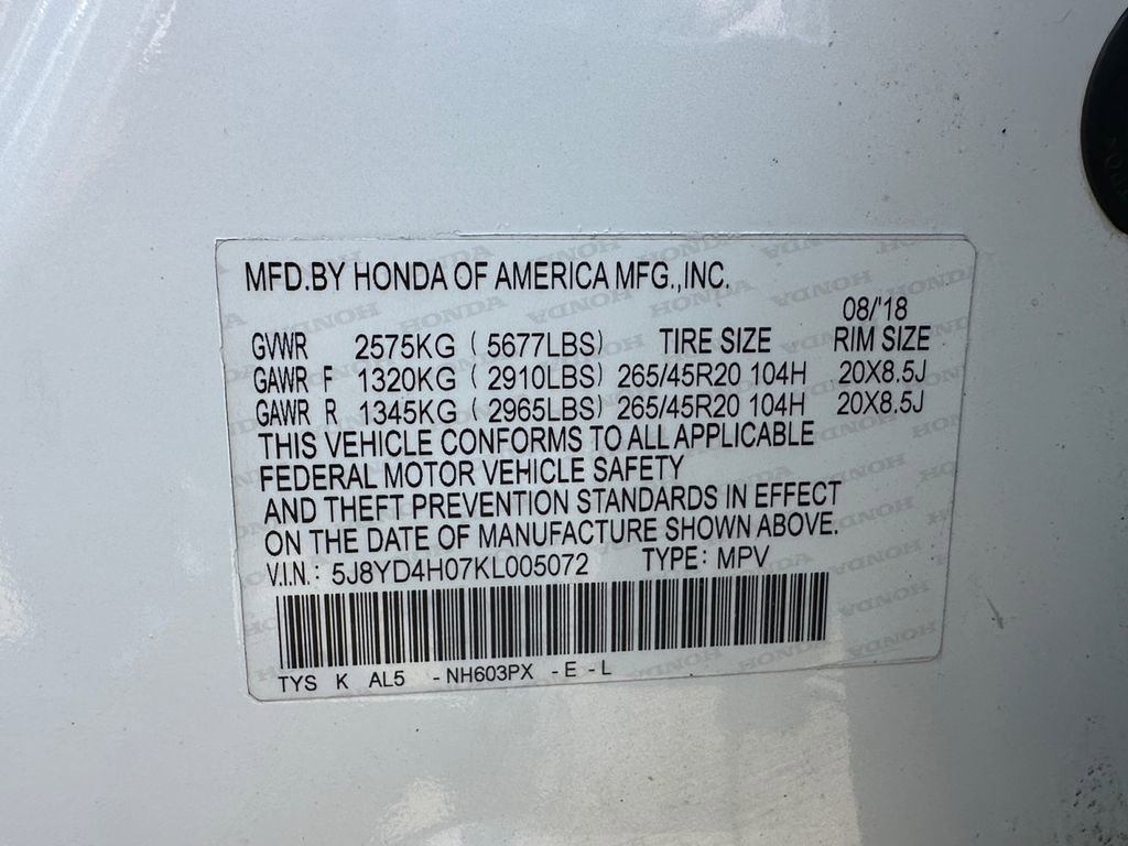 Used 2019 Acura MDX A-Spec AWD/4WD image 27