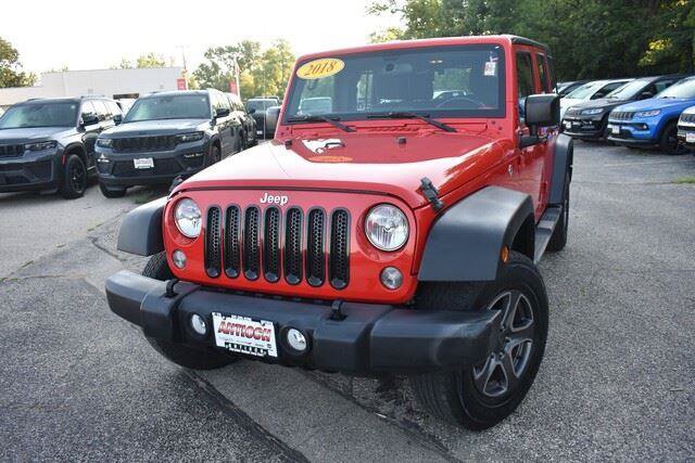Used 2018 Jeep Wrangler Unlimited Sport w/ Connectivity Group AWD/4WD image 12