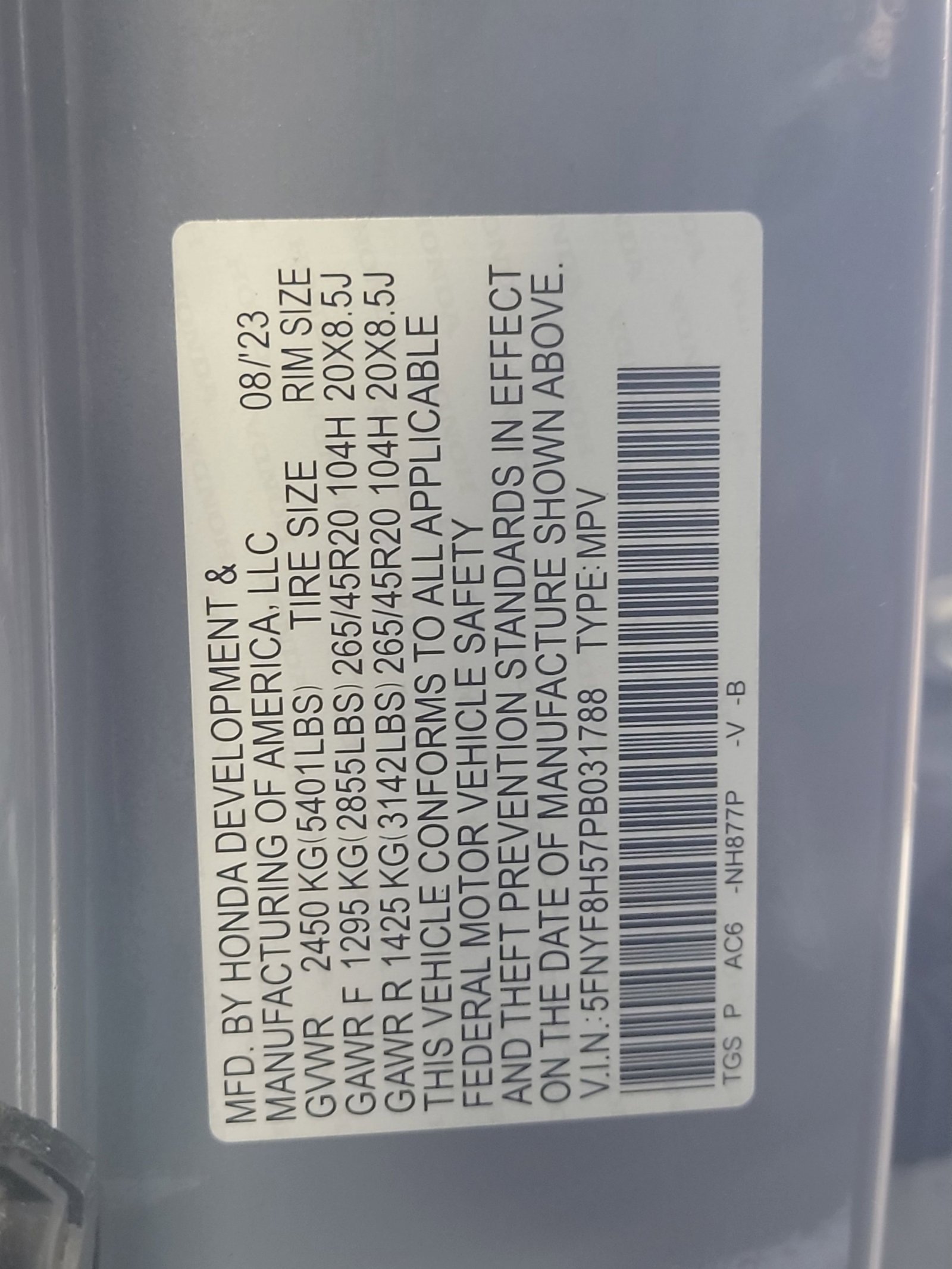 Certified 2023 Honda Passport EX-L image 33