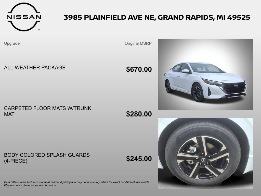 New 2025 Nissan Sentra SV w/ All-Weather Package image 6