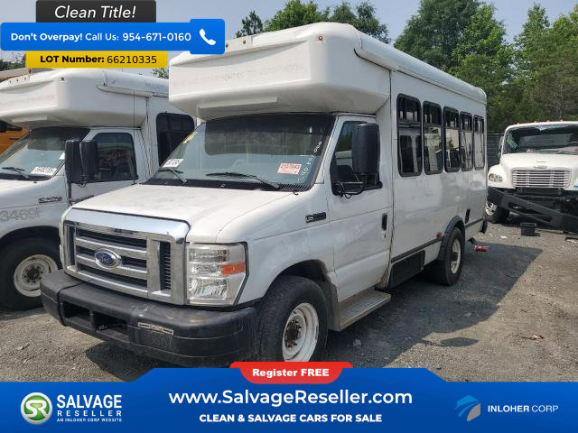 Used 2017 Ford E-350 and Econoline 350 Super Duty w/ Shuttle Bus Prep Package RWD image 3
