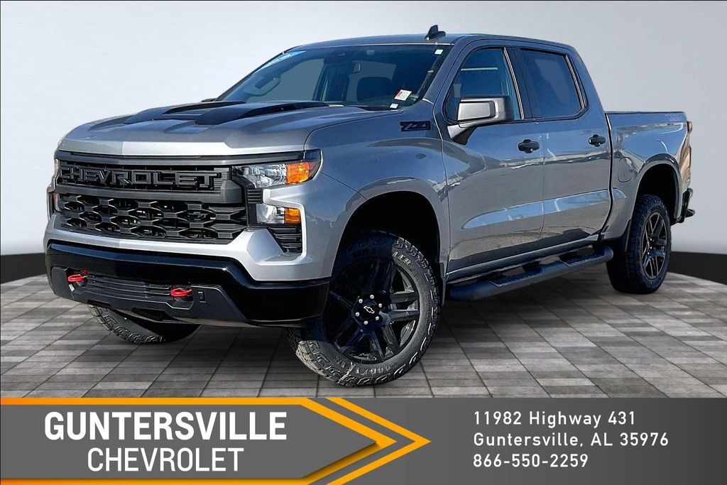 New 2026 Chevrolet Silverado 1500 Custom Trail Boss w/ LPO, Dark Essentials Package