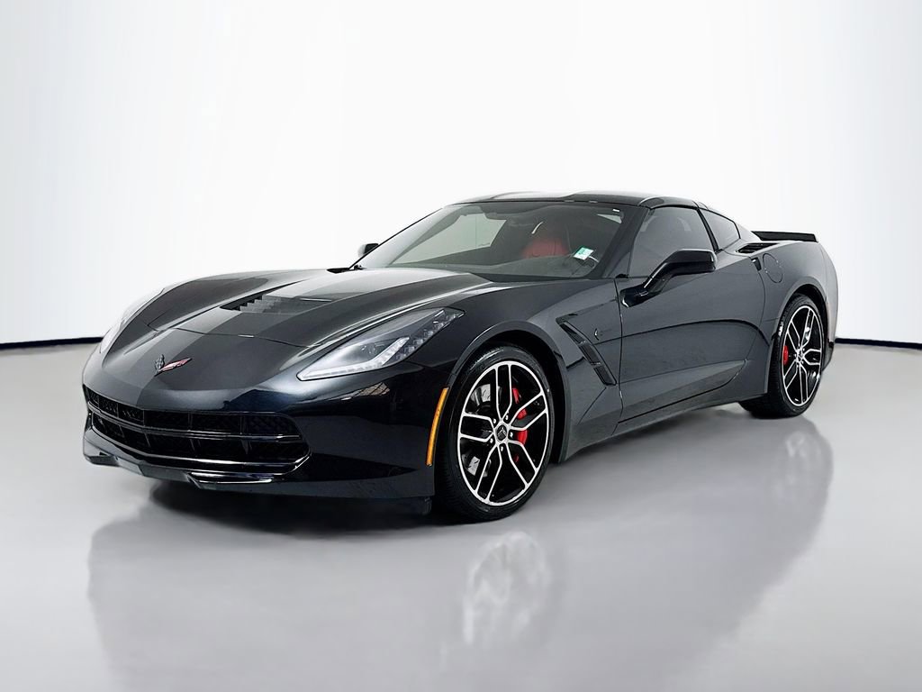 Used 2019 Chevrolet Corvette Stingray Coupe w/ Carbon Flash Badge Package RWD image 2