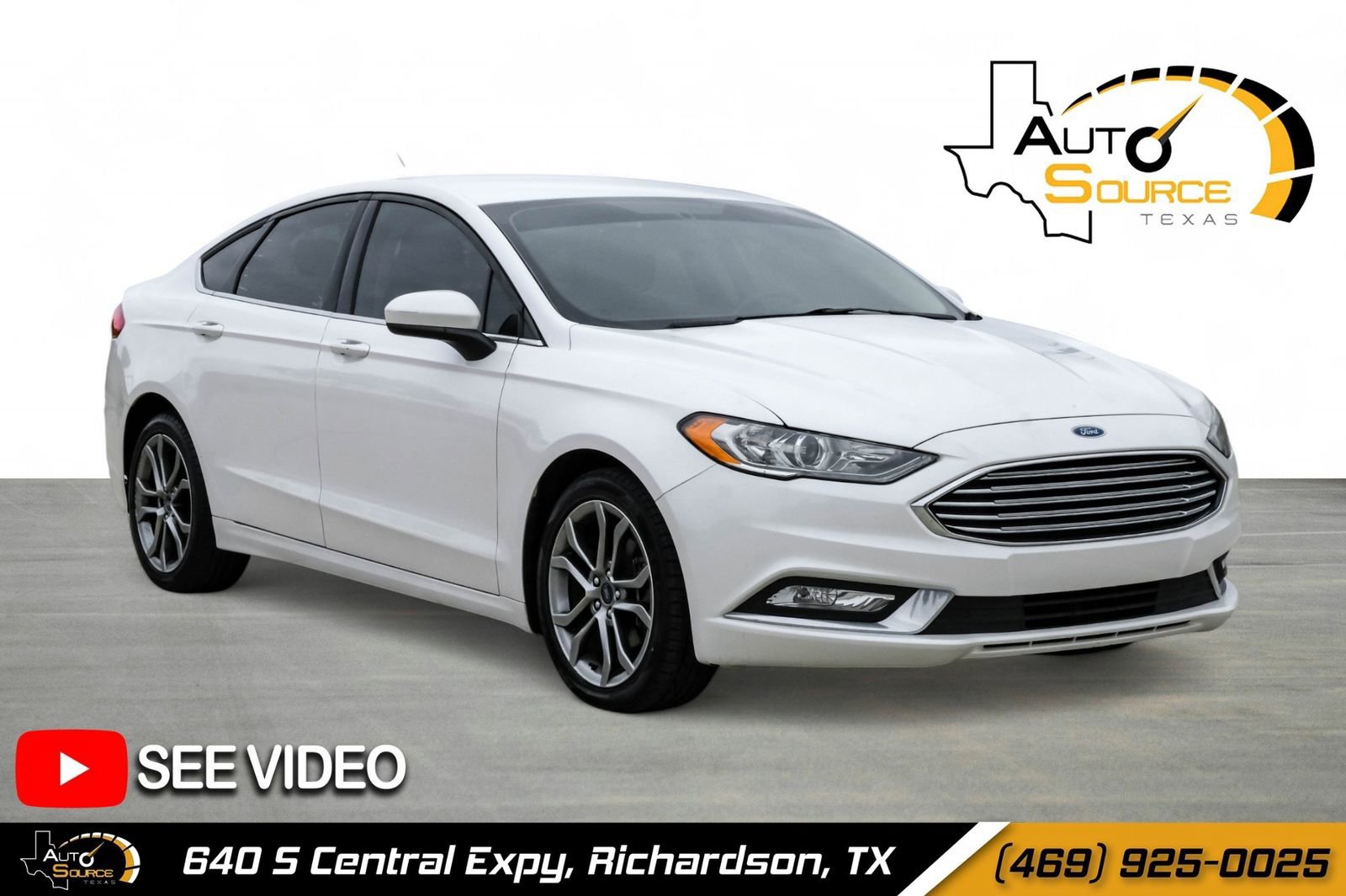 Used 2017 Ford Fusion SE w/ Equipment Group 201A FWD image 1