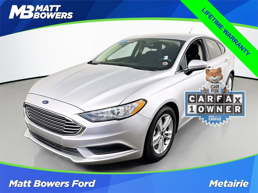 Certified 2018 Ford Fusion SE w/ Fusion SE Technology Package FWD image 1