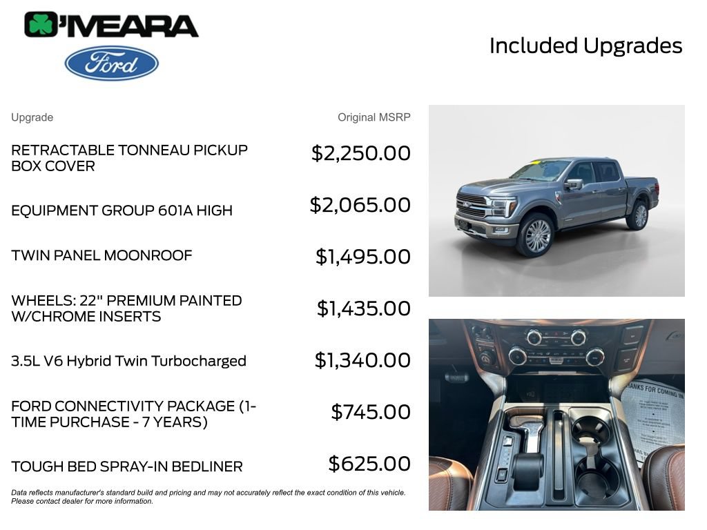 Used 2026 Ford F150 King Ranch w/ Equipment Group 601A High AWD/4WD image 4