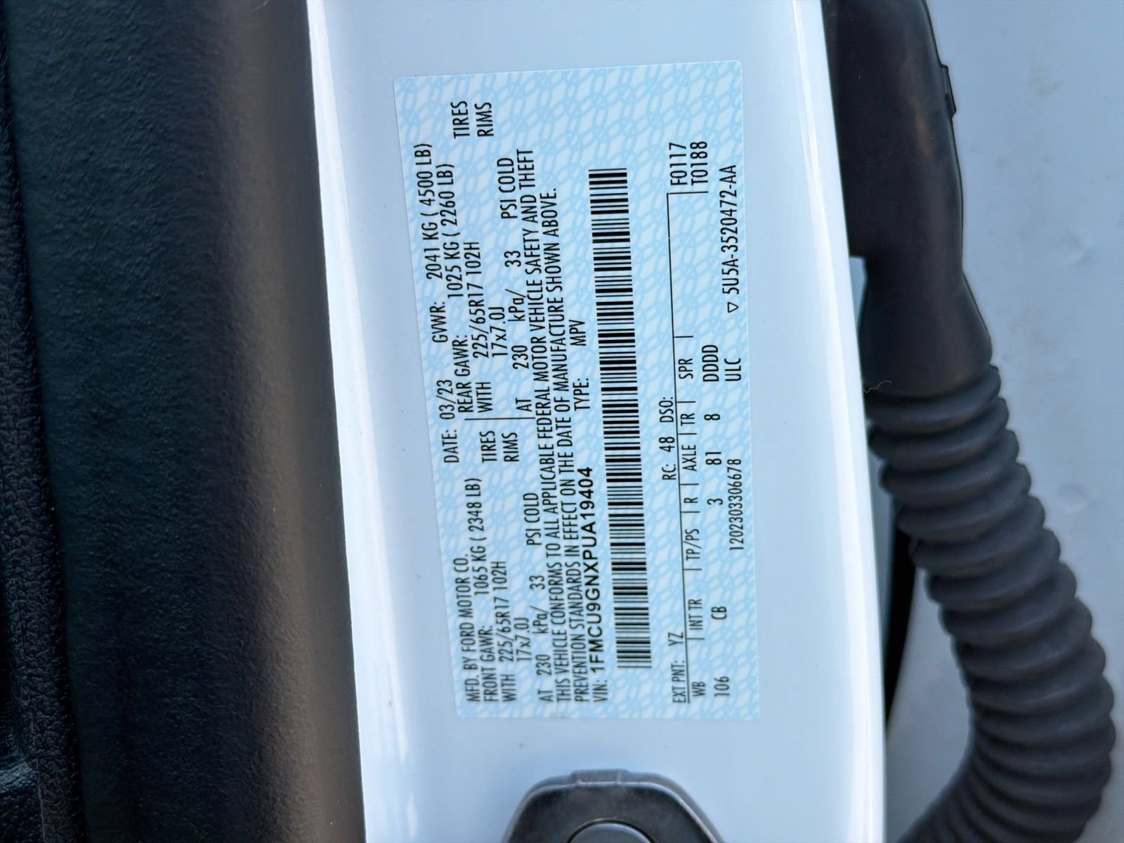 Used 2023 Ford Escape Active AWD/4WD image 41