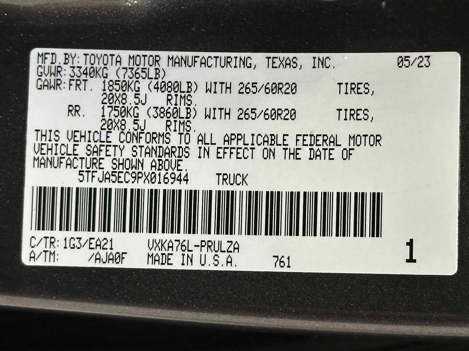 Used 2023 Toyota Tundra Limited w/ TRD Off-Road Package image 31