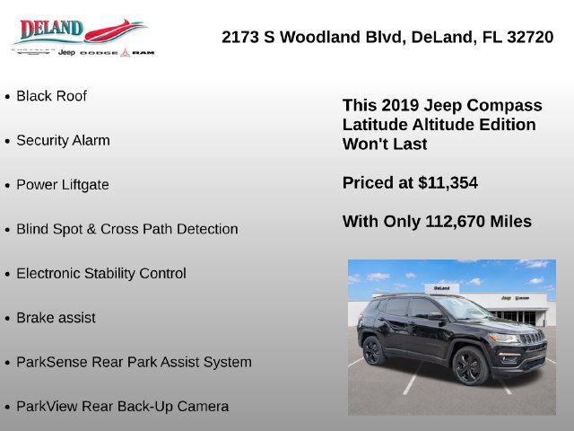 Used 2019 Jeep Compass Latitude FWD image 22