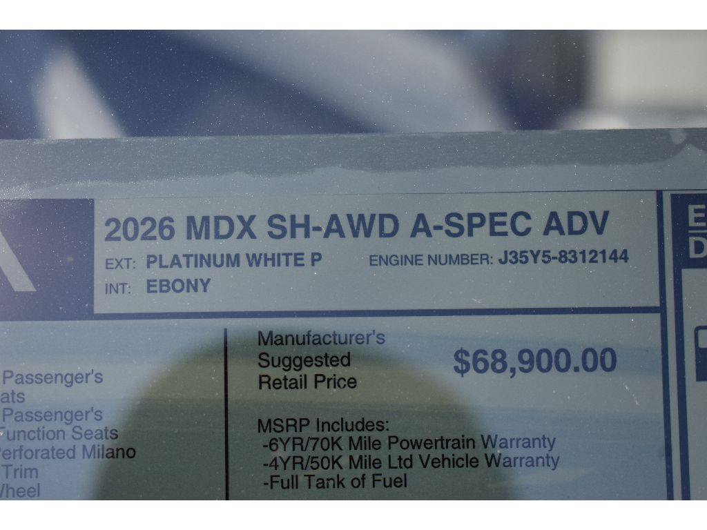 New 2026 Acura MDX A-Spec w/ Advance Package AWD/4WD image 40