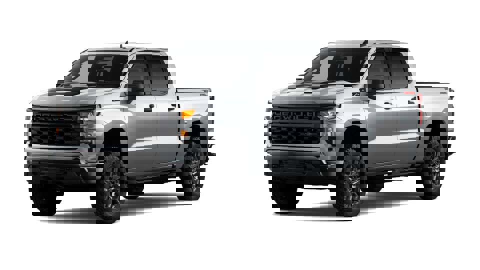 New 2026 Chevrolet Silverado 1500 Custom Trail Boss w/ Turbomax Blackout Package image 1