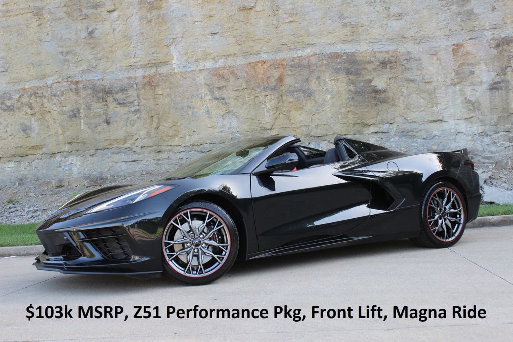 Used 2024 Chevrolet Corvette Stingray Premium Conv w/ Z51 Performance Package RWD image 1