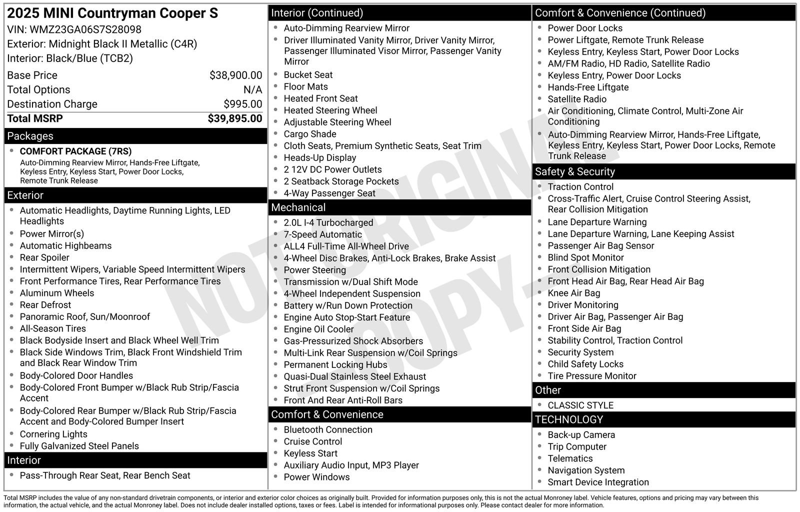 Used 2025 MINI Cooper Countryman S AWD/4WD image 38