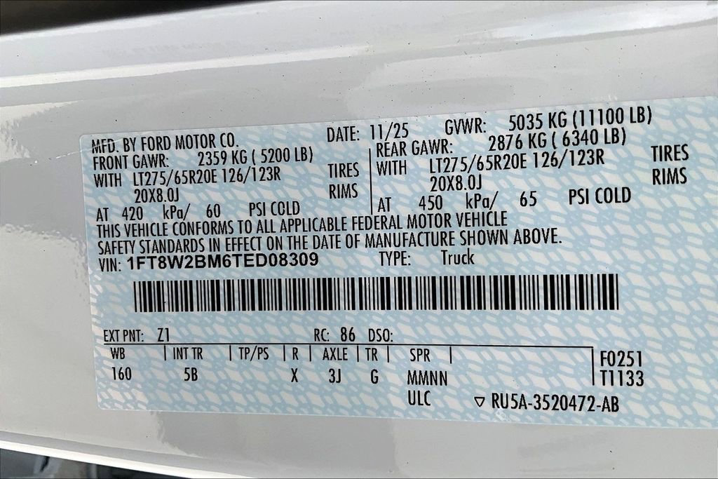 New 2026 Ford F250 Lariat w/ Black Appearance Package image 11