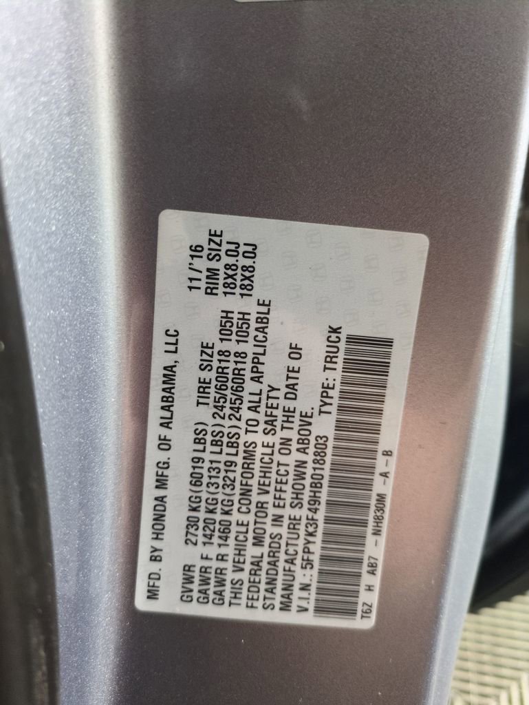 Used 2017 Honda Ridgeline RTS image 30