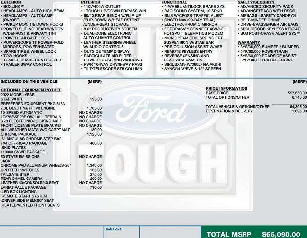 Certified 2022 Ford F350 Lariat w/ Chrome Package AWD/4WD image 2