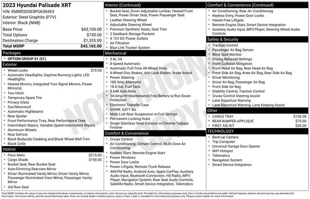 Used 2023 Hyundai Palisade XRT image 3