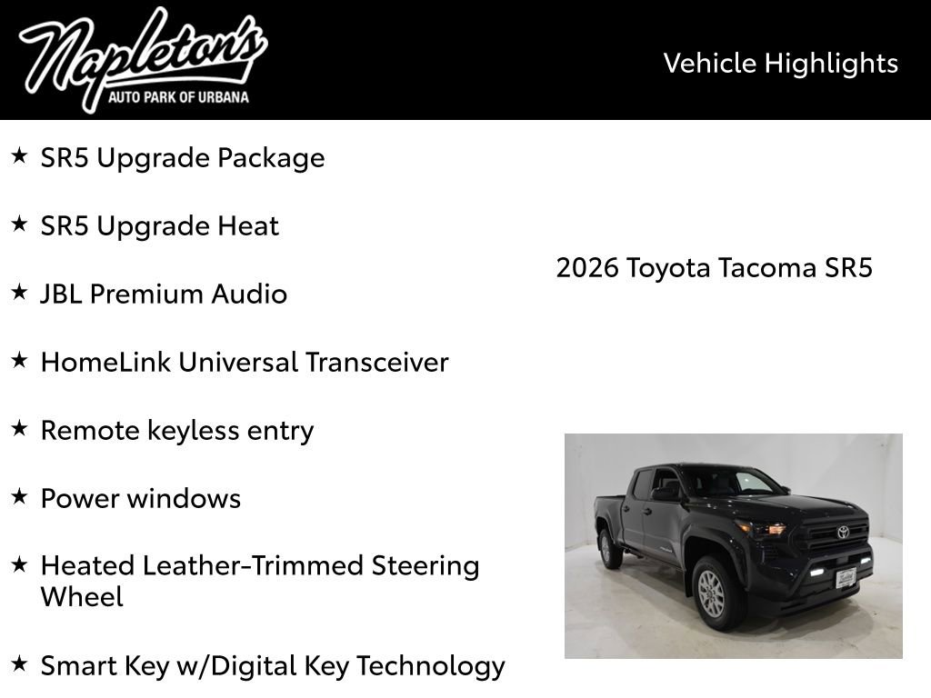 New 2026 Toyota Tacoma SR5 AWD/4WD image 15