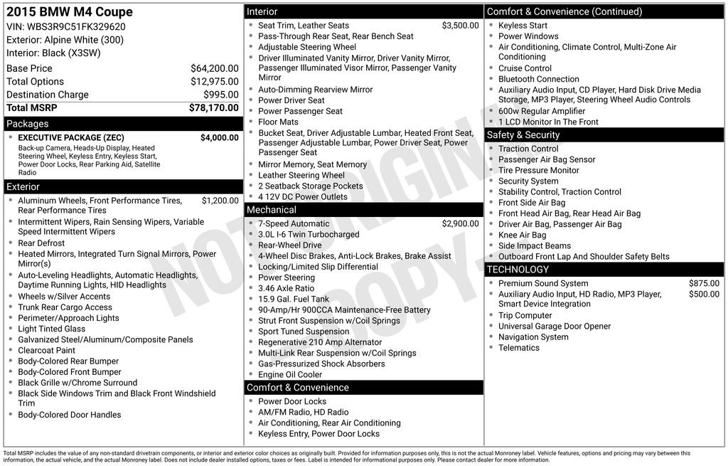 Used 2015 BMW M4 Coupe image 50