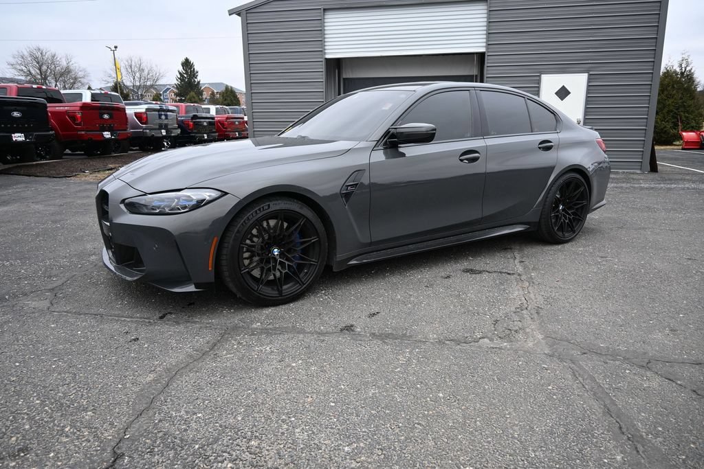 Used 2022 BMW M3 Competition w/ M Carbon Exterior Package AWD/4WD image 3