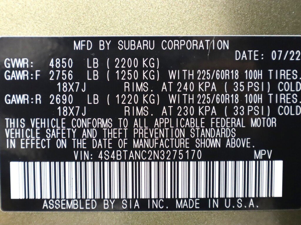 Used 2022 Subaru Outback Limited AWD/4WD image 46