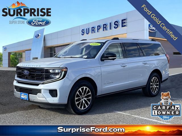 Certified 2025 Ford Expedition Max Platinum AWD/4WD 360° Tour