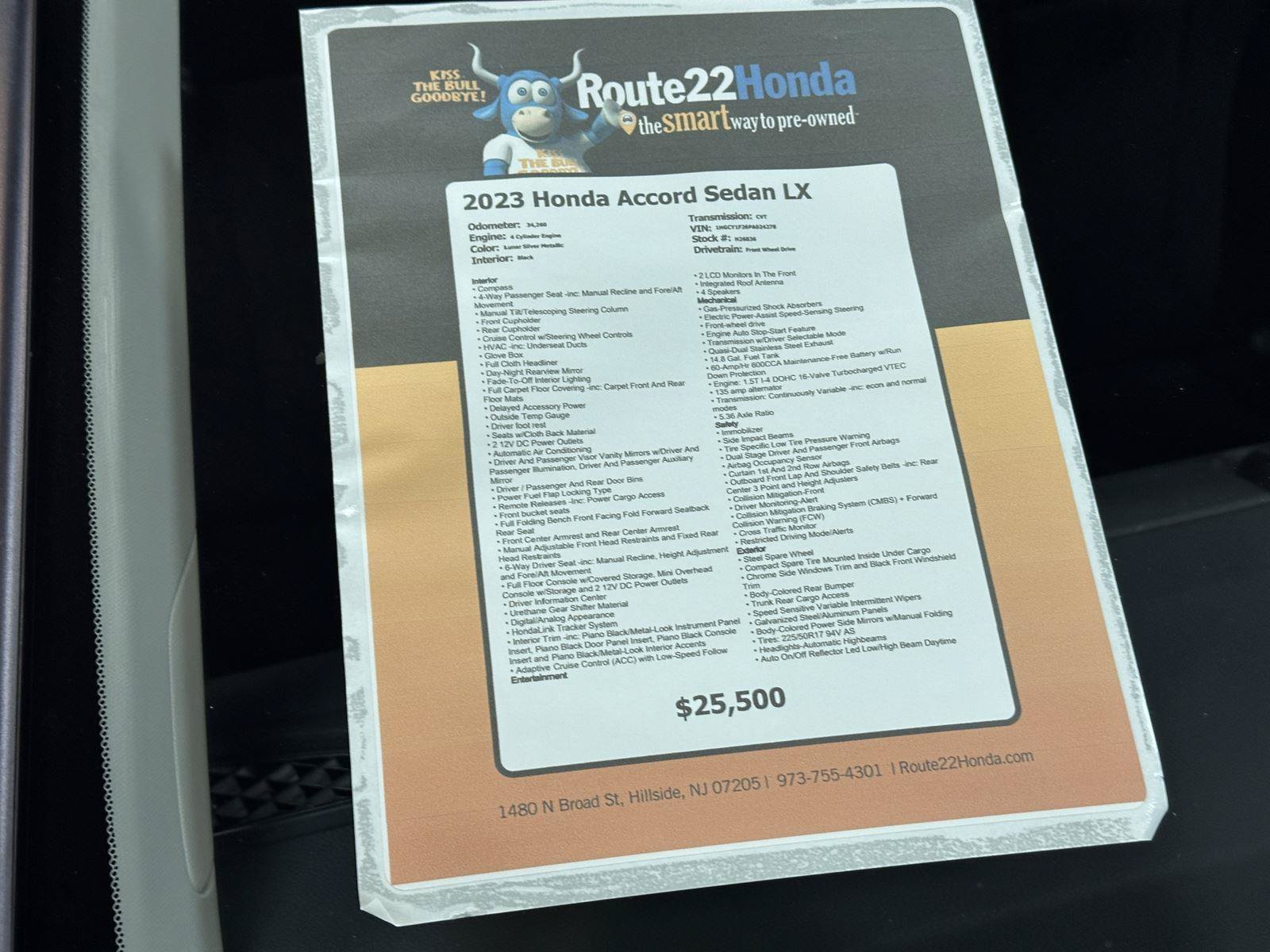 Certified 2023 Honda Accord LX image 39