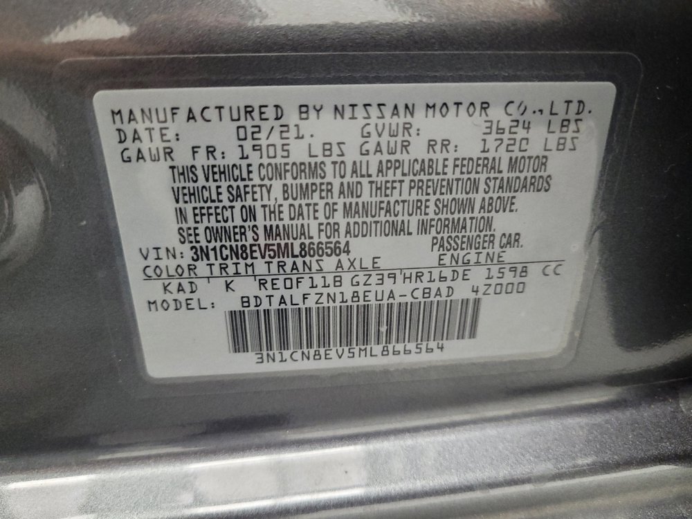 Used 2021 Nissan Versa SV FWD image 33