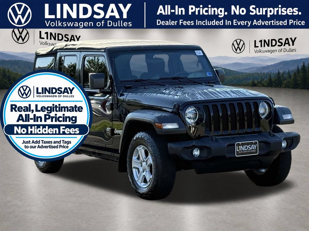 Used 2018 Jeep Wrangler Unlimited Sport S