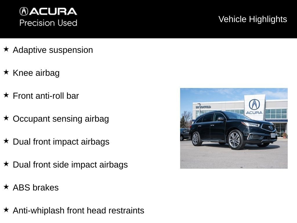 Certified 2018 Acura MDX w/ Advance & Entertainment image 13