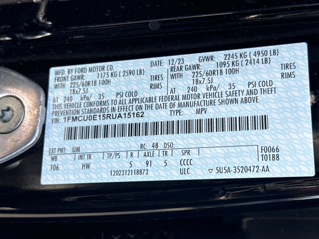 Used 2024 Ford Escape SE FWD image 49