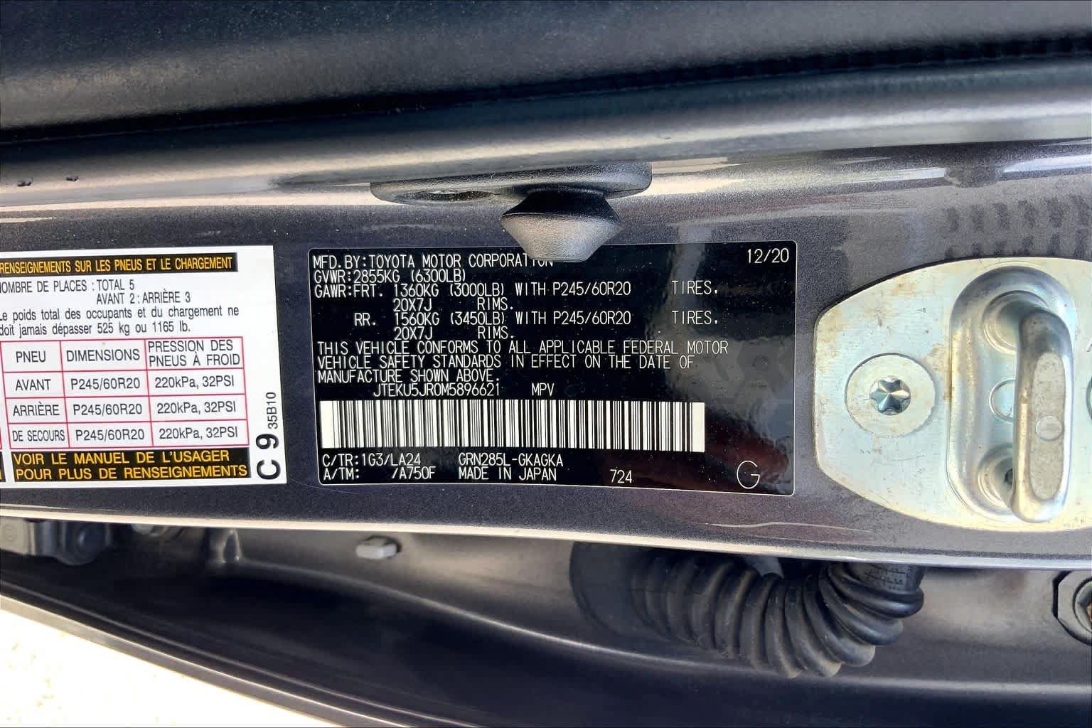 Used 2021 Toyota 4Runner Limited AWD/4WD image 70