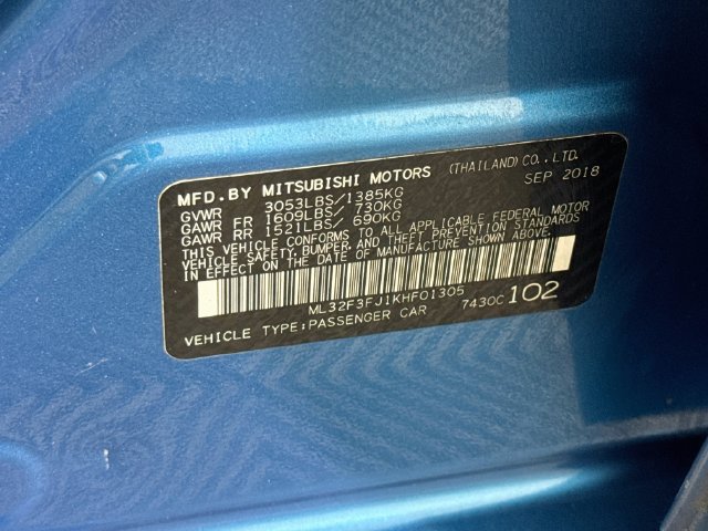 Used 2019 Mitsubishi Mirage G4 ES FWD image 40