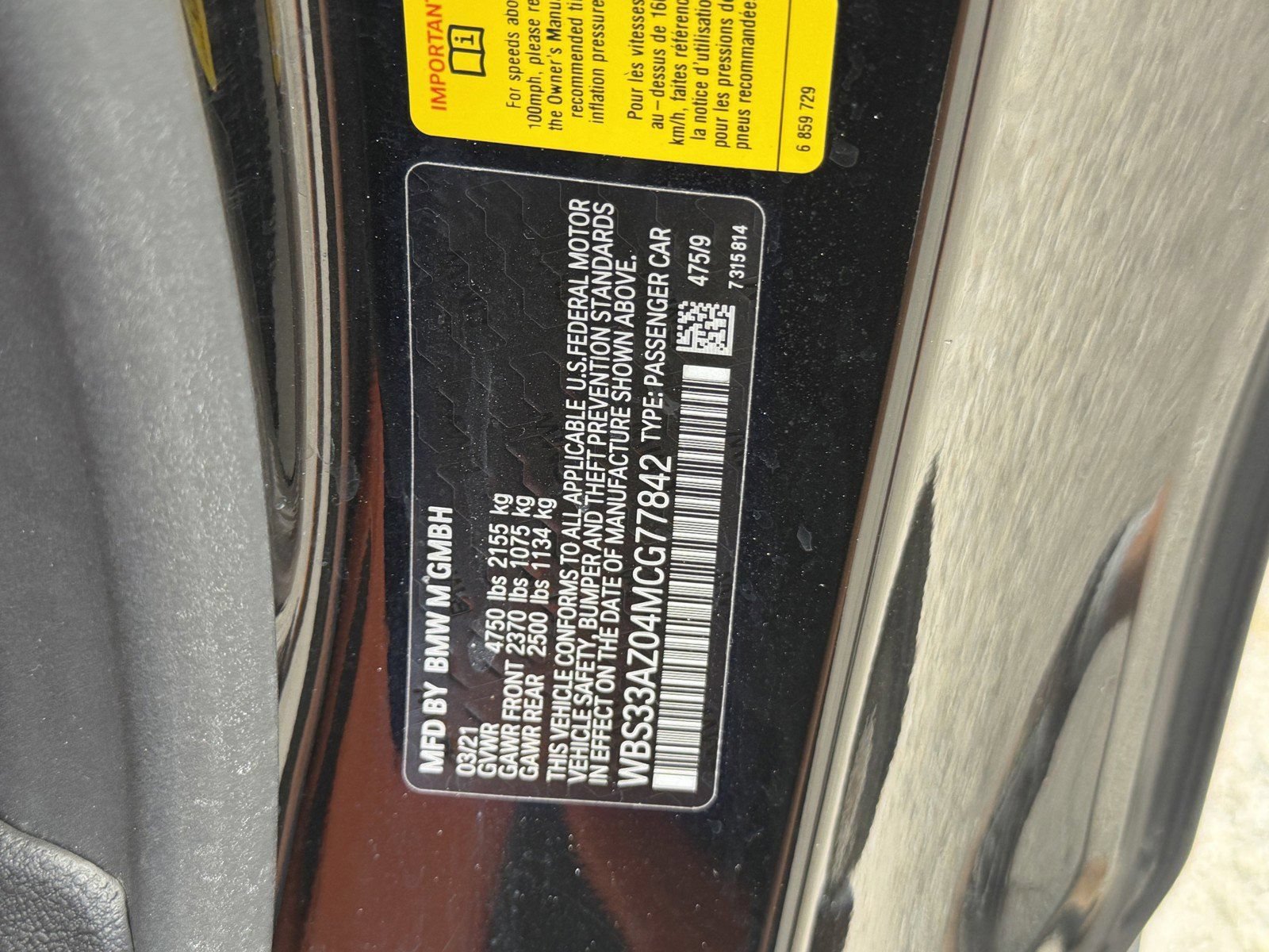 Used 2021 BMW M4 Competition w/ M Carbon Exterior Package RWD image 32