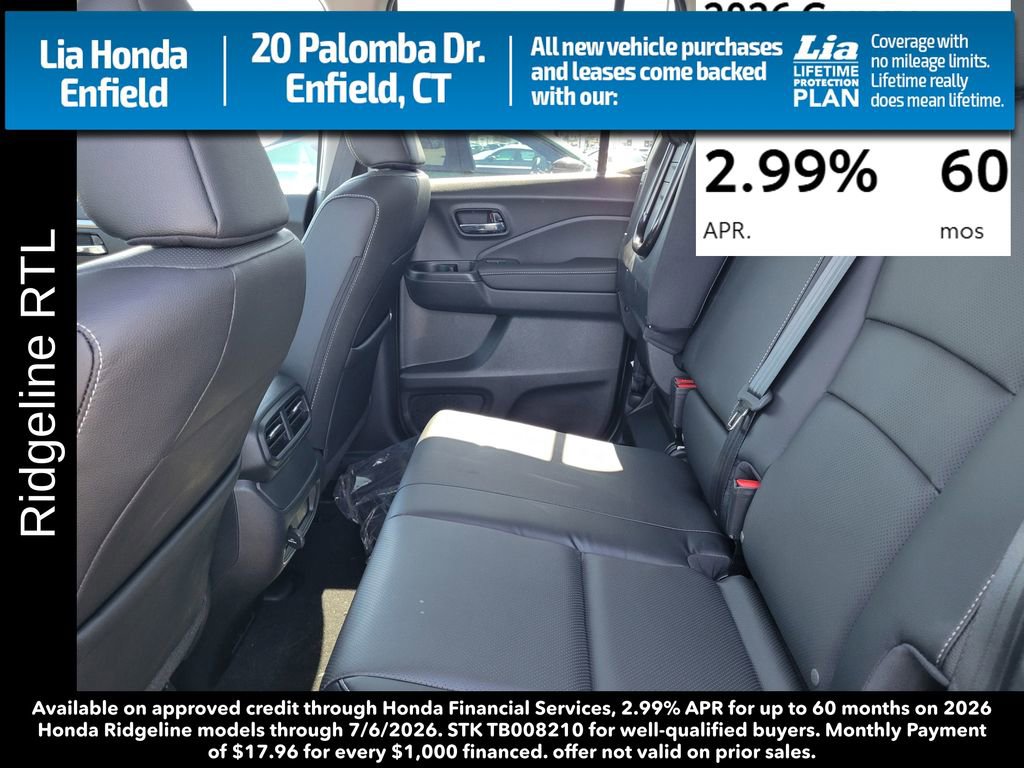 New 2026 Honda Ridgeline RTL image 29
