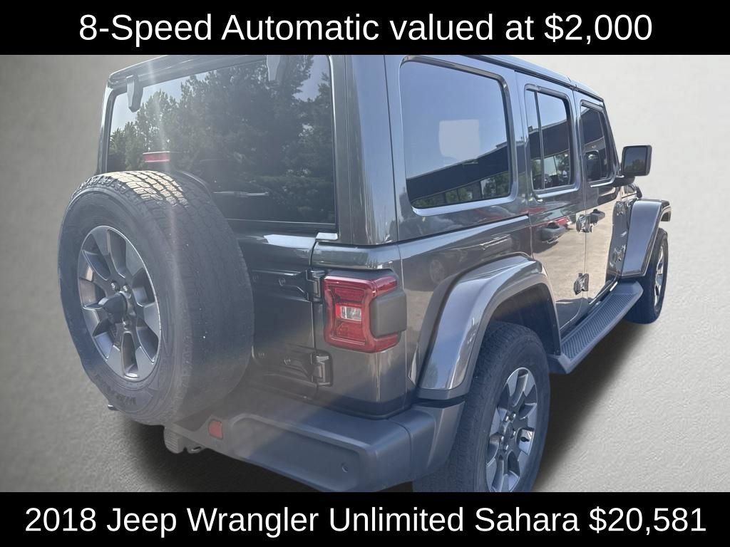 Used 2018 Jeep Wrangler Unlimited Sahara AWD/4WD image 3