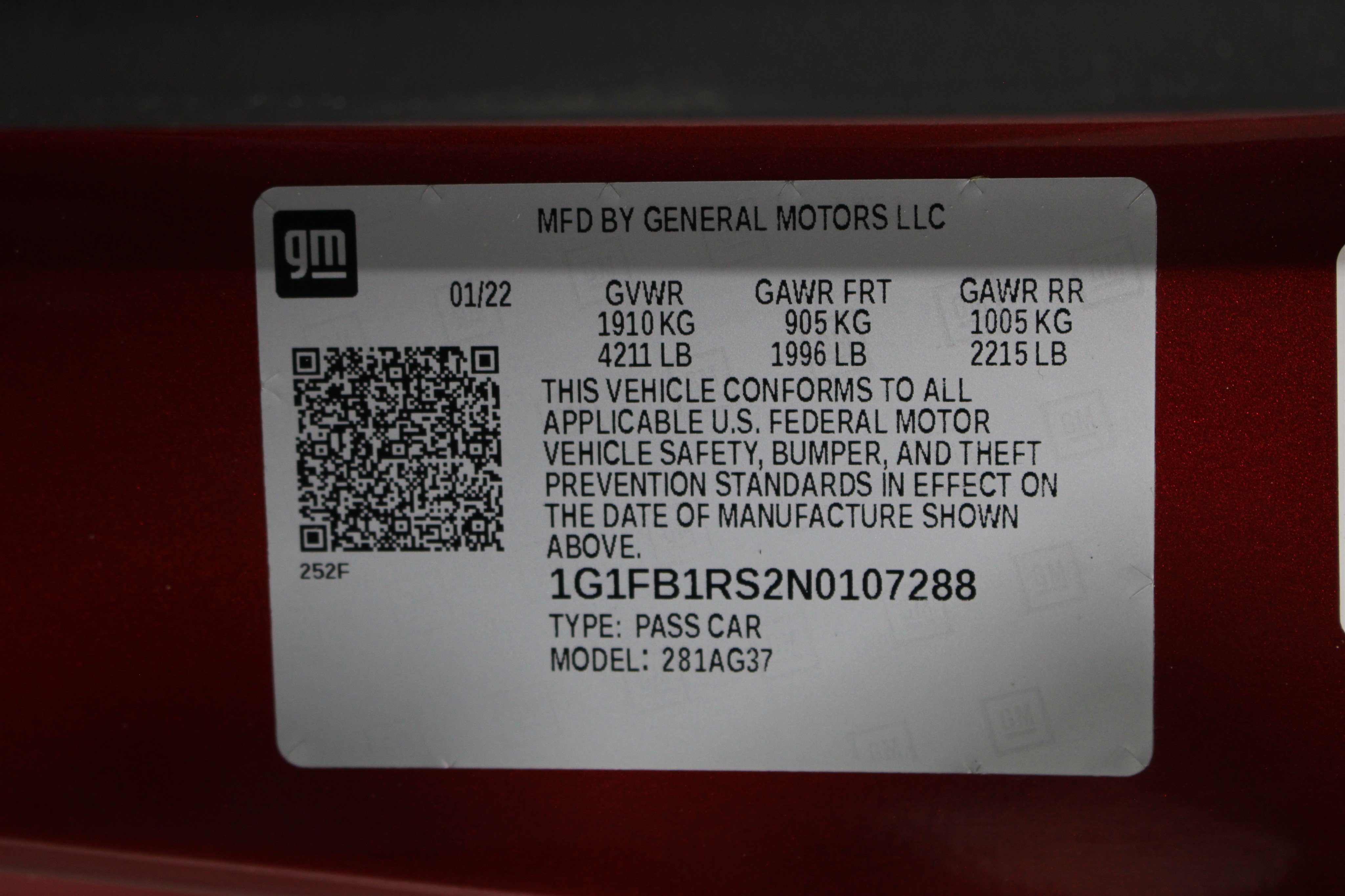 Used 2022 Chevrolet Camaro LT w/ RS Package RWD image 38