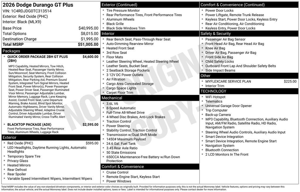 New 2026 Dodge Durango GT AWD/4WD image 32