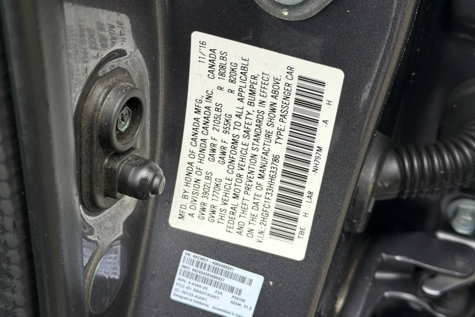 Used 2017 Honda Civic EX-T image 30