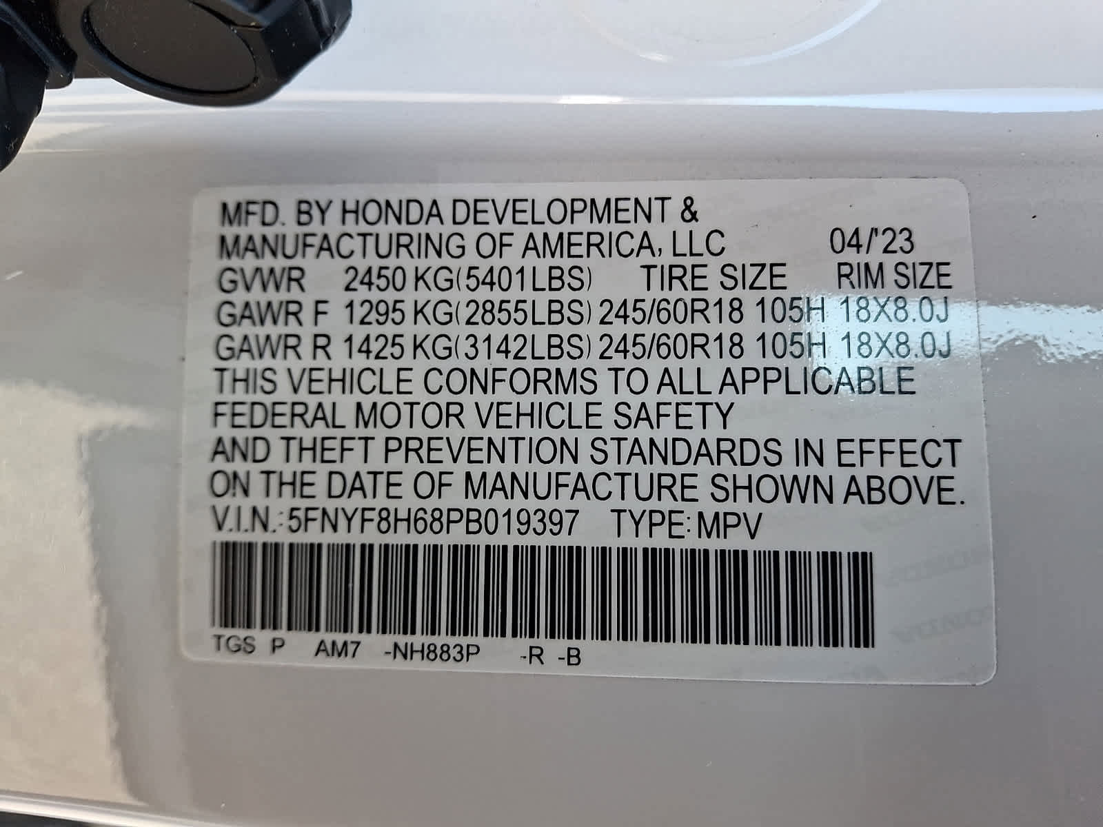 Certified 2023 Honda Passport TrailSport image 27